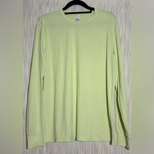 ZYIA Women's Lime Green Long Sleeve Tee